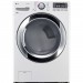 LG DLEX3370W 7.4 cu. ft. Electric Dryer with Steam in White, ENERGY STAR